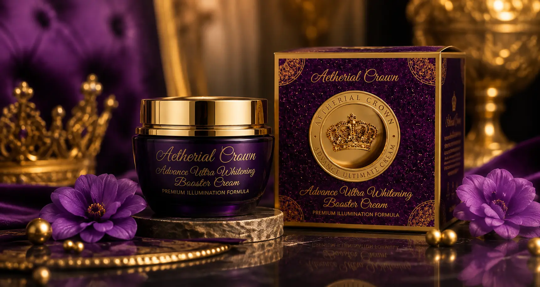 Aetherial Crown luxury presentation